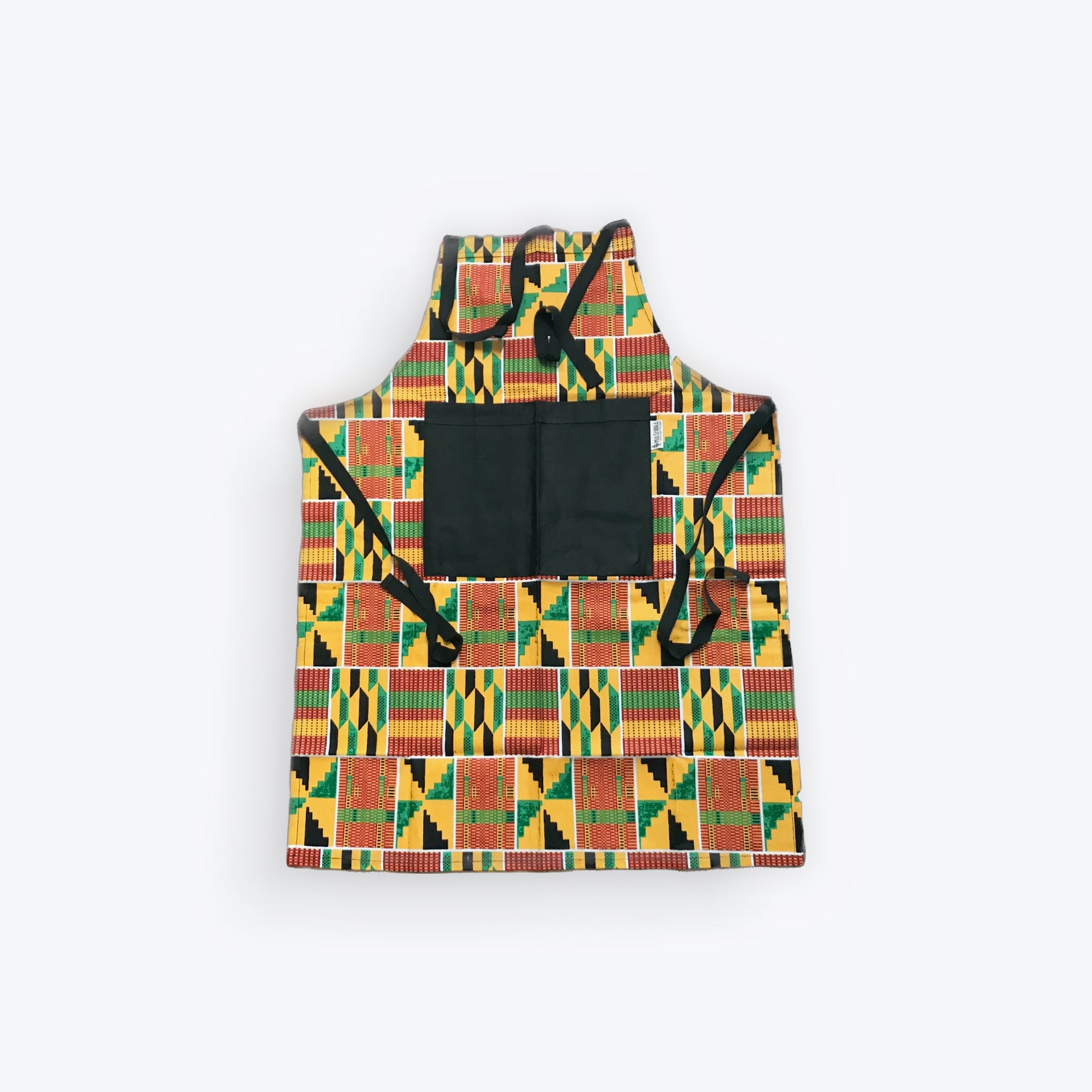 African Print Apron - Thumbnail 2